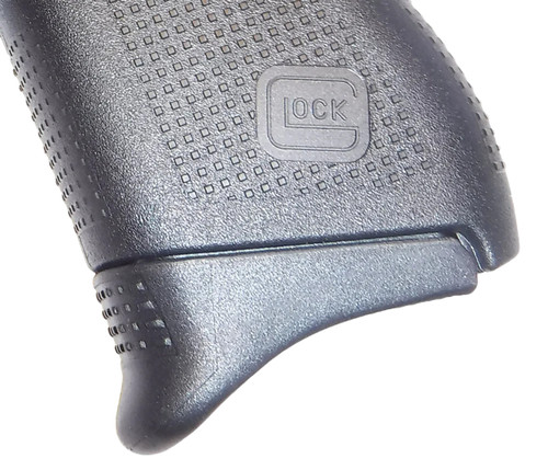Pearce Grip PG43 Grip Extension  made of Polymer with Black Finish & 3/4" Additional Length for  Glock 43                                                                                               