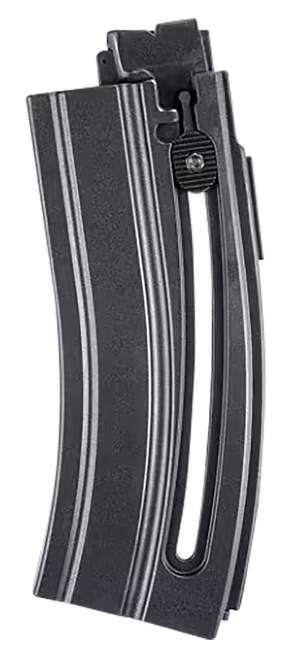 Hammerli Arms 576620 OEM Replacement Magazine 20rd 22 LR Fits Hammerli Tac R1C Black Steel                                                                                                              
