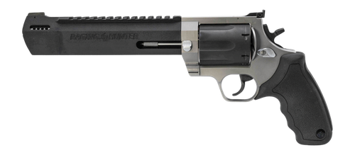 Taurus 2-35085RH Raging Hunter  350 Legend 6 Shot 8.38" Matte Black Barrel w/Picatinny Rail, Matte Black Oxide Cylinder,  Matte Stainless Steel Frame w/Picatinny Rail, Transfer Bar Safety             