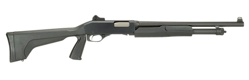 Stevens 19495 320 Security Full Size 12 Gauge Pump 3" 5+1 18.50" Matte Black Carbon Steel Barrel, Matte Black Aluminum Receiver, Fixed w/Pistol Grip Matte Black Synthetic Stock, Ambidextrous          