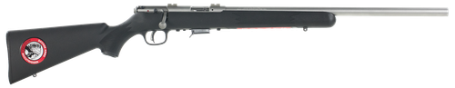 Savage Arms 96703 93R17 FVSS Full Size 17 HMR 5+1 21" Matte Heavy Button Rifled Barrel, Matte Drilled & Tapped Stainless Steel Receiver, Matte Black Fixed Synthetic Stock, Right Hand                  