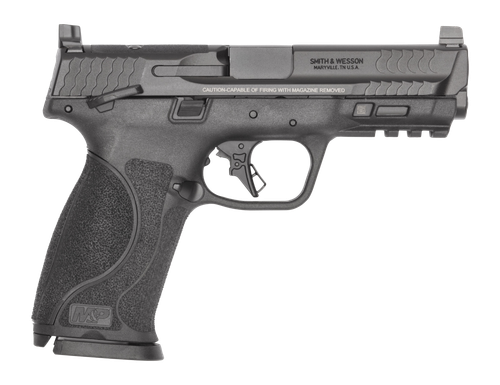 Smith & Wesson 14914 M&P9 M2.0 Full Size 9mm Luger 15+1 4.22" Black Armornite Barrel, Black Armornite Stainless Steel Optic Ready Slide, Black Polymer Frame w/Picatinny Rail, Interchangeable Palmswell