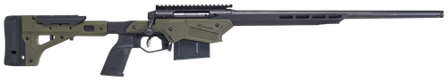 Savage Arms 57551 Axis II Precision 308 Win 10+1 22", Matte Black Barrel/Rec, OD Green Adjustable MDT Aluminum Chassis, Polymer Grip                                                                    