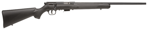Savage Arms 96709 93R17 F Full Size 17 HMR 5+1 21" Matte Black Button Rifled Barrel, Matte Black Drilled & Tapped Carbon Steel Receiver, Matte Black Fixed Synthetic Stock, Right Hand                  
