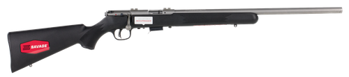 Savage Arms 94700 93 FVSS Full Size 22 WMR 5+1 21" Matte Heavy Barrel, Matte Drilled & Tapped Stainless Steel Receiver, Matte Black Fixed Synthetic Stock, Right Hand                                   