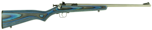 Crickett KSA2223 Youth  22 LR 1rd 16.12" Stainless Steel Barrel, Fixed Front/Adjustable Rear Peep Sights, Blue Laminate Stock w/11.5" LOP, Rebounding Firing Pin Safety                                 