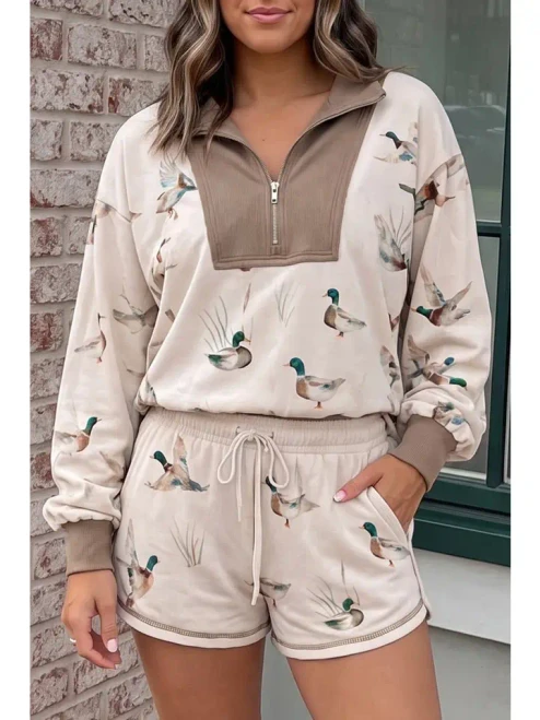 MALLARD PRINT COLORBLOCK SET