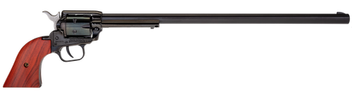 Heritage Mfg RR22B16 Rough Rider  22 LR 6 Shot, 16" Black Steel Barrel, Black Zinc Alloy Frame, Black Cylinder, Cocobolo Grip, Hammer/Thumb Safety, Exposed Hammer                                      
