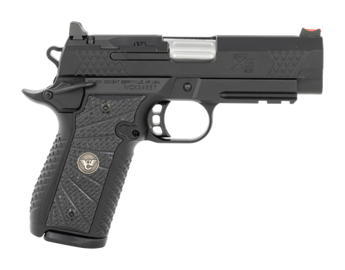 Wilson Combat 2EDCXCPR9AOR EDC X9 2.0 9mm Luger 15+1 4" Stainless Fluted Barrel, Black Armor-Tuff Optic Ready Slide, Aluminum Frame, Black G10 Grip                                                     