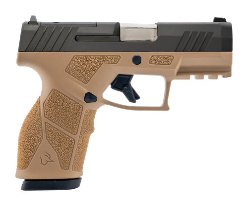 Taurus 1-GX2P93ET GX2 T.O.R.O. Compact Frame 9mm Luger 13+1 3.38" Matte Stainless SharpShooter Barrel, Alloy Steel Optic Ready Slide, Tan Polymer Frame w/Picatinny Rail, Textured Grip                 