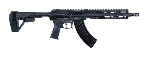 Grand Power 197892033039 ARAQ-S 7.62x39mm 20+1 11" Black, Receiver w/Picatinny Rail, M-LOK Handguard, Black Polymer SB Tactical SBA5 Brace, Black Pistol Grip, Right Hand                               