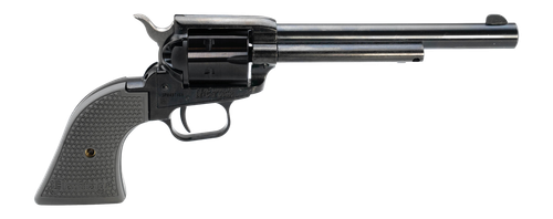 Heritage Mfg RR22B6-GRYPG Rough Rider 22 LR 6 Shot 6.50" Black Barrel, Cylinder & Zinc Alloy Frame, Gray Polymer Grip, Manual Safety, Exposed Hammer                                                    