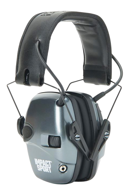 Howard Leight R02532 Impact Sport  22 dB Over the Head Gray/Black Youth/Adult Small                                                                                                                     