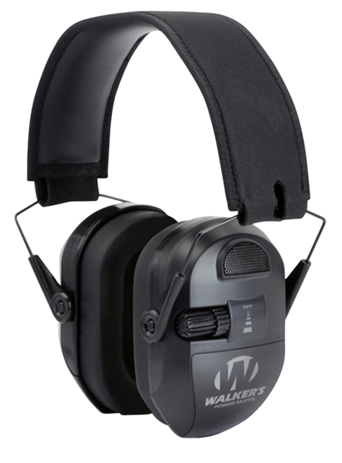 Walker's GWPXPMB Ultimate Power Muff 26 dB Over the Head Black Polymer                                                                                                                                  