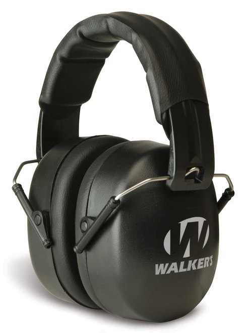 Walker's GWPEXFM3 EXT Range Shooting Muff 30 dB Over the Head Black Polymer                                                                                                                             