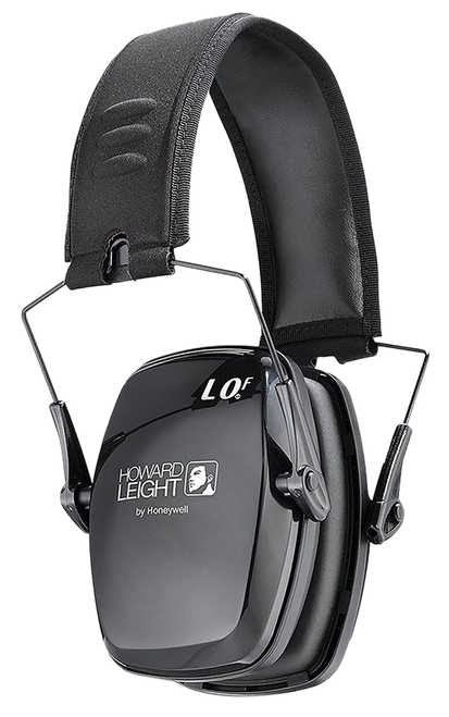 Howard Leight R01523 Leightning Ultra-Slim Passive Muff 23 dB Over the Head Black Adult                                                                                                                 