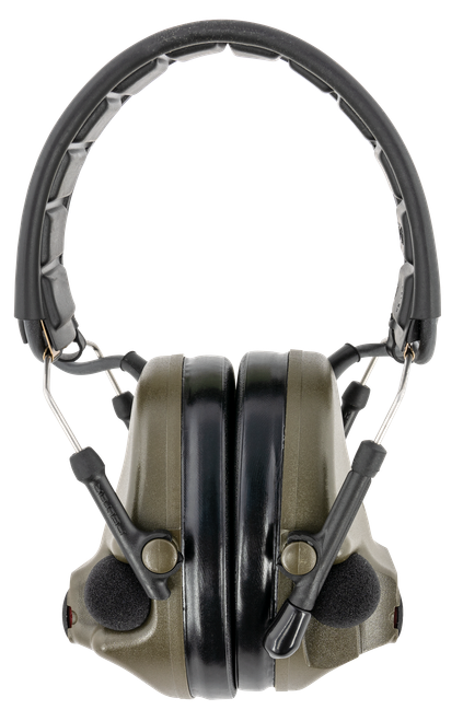 Peltor MT20H682FB09GN ComTac V Hearing Defender Headset 23 dB Over the Head OD Green/Black Adult 1 Pair                                                                                                 