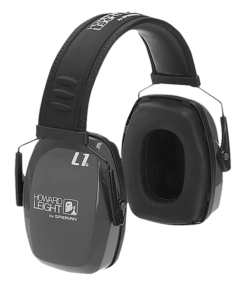 Howard Leight R01524 Leightning L1 Passive Muff 25 dB Over the Head Charcoal/Black Adult                                                                                                                