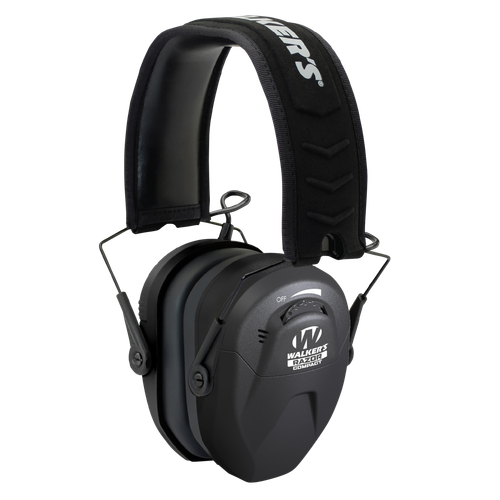 Walker's GWPCRSEM Razor Compact Electronic Muff 23 dB Over the Head Black Polymer Fits Youth/Women                                                                                                      