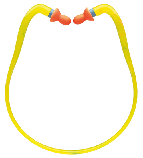 Howard Leight RQB1S Quiet Band Hearing Protector 27 dB In The Ear Yellow/Orange One Size                                                                                                                