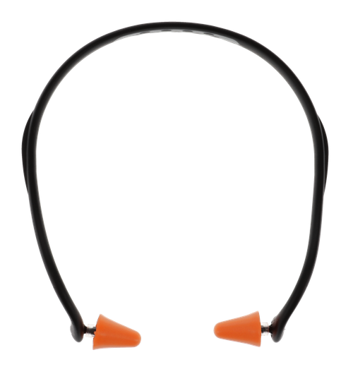 Walker's GWPPLGBND Pro-Tek Ear Plug Band Foam, 25 dB, Behind The Neck Orange/Black Adult                                                                                                                