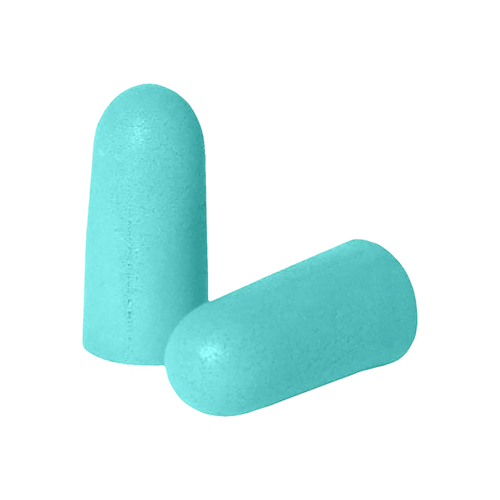Radians FP70A25 Resistor Earplugs Foam 32 dB In The Ear Aqua Blue Adult 25 Pair                                                                                                                         