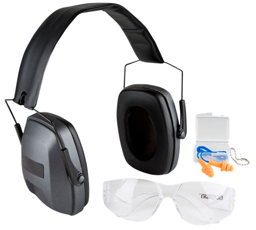 Safariland 1348650 Impulse Range Kit Ultra-Compact Earmuffs, Foam Impulse Hearing Protection, HD Flex Protective Eyewear                                                                                