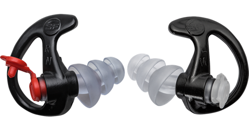SureFire EP4BKMPR EP4 Sonic Defenders Plus Polymer 24 dB Flanged Black Medium Adult 1 Pair                                                                                                              