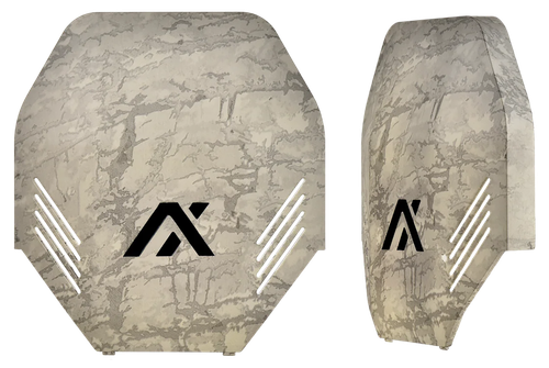 Axil LLC MXPLTT MX Plate  Polymer Over the Head Dessert Tan                                                                                                                                             
