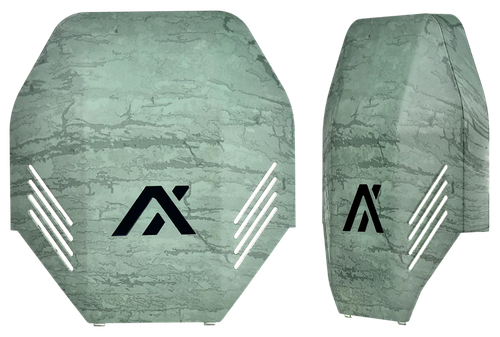 Axil LLC MXPLTG MX Plate  Polymer Over the Head Slate Green                                                                                                                                             