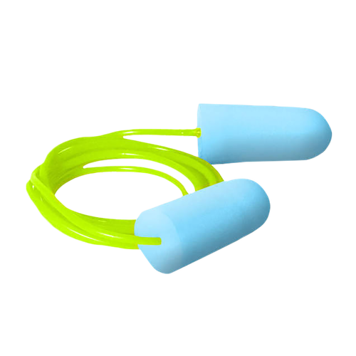 Radians FP75BBP3 Prohibitor Earplugs Foam In The Ear Lime Green/Light Blue                                                                                                                              