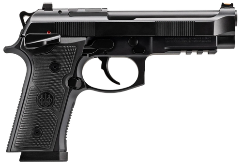Beretta USA J92XFMSDA20 92GTS 9mm Luger 10+1 4.70" Black Inox Steel Barrel, Black Cerakote Optic Ready/Serrated Steel Slide + Aluminum Frame w/Beavertail & Picatinny Rail, Ambidextrous Beretta USA J92XFMSDA20 92GTS 9mm Luger 10+1 4.70" Black Inox Steel Barrel, Black Cerakote Optic Ready/Serrated Steel Slide + Aluminum Frame w/Beavertail & Picatinny Rail, Ambidextrous