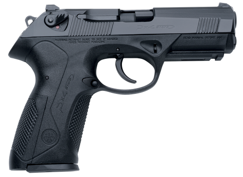 Beretta USA JXF4F20CA Px4 Storm *CA Compliant Full Size Frame 40 S&W 10+1, 4.10" Black Steel Barrel, Black Bruniton Serrated Steel Slide, Black Polymer Frame w/Picatinny Rail, Ambidextrous            