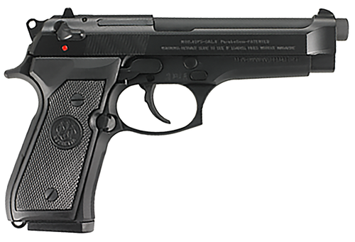 Beretta USA J92F300M 92FS  Full Size Frame 9mm Luger 15+1 4.90" Black Bruniton Barrel, Serrated Steel Slide, Frame w/Beavertail, Ambidextrous USA Made                                                  