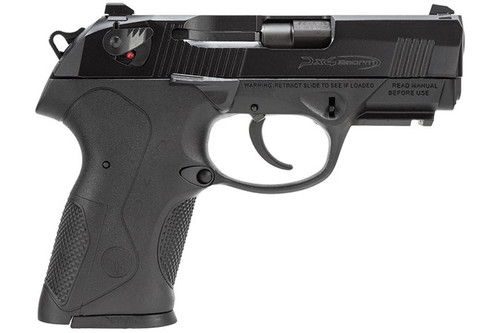 Beretta USA JXC9F21 Px4 Storm Compact 9mm Luger 15+1 3.27" Black Steel Barrel, Black Bruniton Serrated Steel Slide, Black Polymer Frame w/Picatinny Rail & Interchangeable Backstrap Grip, Ambidextrous 