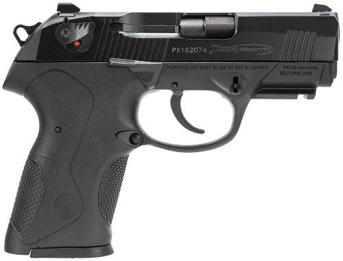 Beretta USA JXC9F20 Px4 Storm Compact 9mm Luger 10+1 3.27" Black Steel Barrel, Black Bruniton Serrated Steel Slide, Black Polymer Frame w/Picatinny Rail & Interchangeable Backstrap Grip, Ambidextrous 