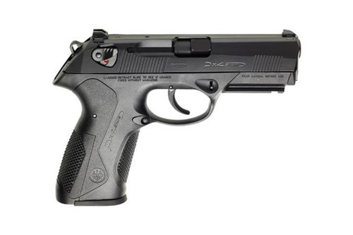 Beretta USA JXF4F20 Px4 Storm  Full Size Frame 40 S&W 10+1, 4.10" Black Steel Barrel, Black Bruniton Serrated Steel Slide, Black Polymer Frame w/Picatinny Rail, Ambidextrous                           