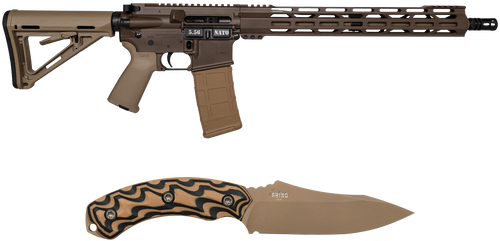 Diamondback DB175AK131 DB15  Sports South Exclusive 5.56 NATO 30rd 16" Black Nitride 7075-T6 Aluminum Receiver 15" M-LOK Handguard Brown Flat Dark Earth Magpul Grip                                    