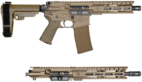 Diamondback DB195AK061 DB15  5.56/300BLK 30rd 7"/10" Black Nitride Flat Dark Earth Flat Dark Earth Magpul Grip                                                                                          