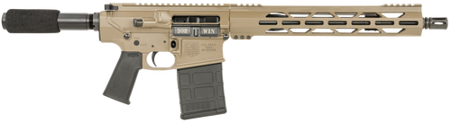 Diamondback DB1222C061 DB10  308 Win 20+1 13.50", FDE, Carbon Lower, 9" M-LOK Handguard, Black Padded Buffer Tube/Magpul Grip                                                                           