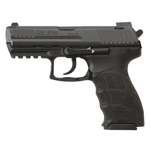 H&K P30 Handgun 9mm Luger 10rd Magazines(3) 3.85" Barrel DA/SA V3 Rear Decocking Button Night Sights H&K P30 Handgun 9mm Luger 10rd Magazines(3) 3.85" Barrel DA/SA V3 Rear Decocking Button Night Sights