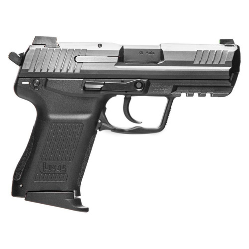 H&K HK45 Compact Handgun .45 Auto 8rd Magazines(3) 3.94" Barrel DA/SA V1 Decocking Lever/Safety Night Sights