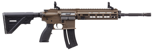 HK 81000529 HK 416  Sports South Exclusive 22 LR 10+1 16.10" Black Steel Threaded Barrel Aluminum w/M-LOK & Picatinny Rail Flat Dark Earth Aluminum Receiver Black Retractable Stock Right Hand         