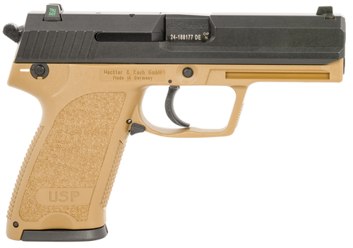 HK 81000356 USP9  TAC  9MM   3-10R FDE  NS V1                                                                                                                                                           