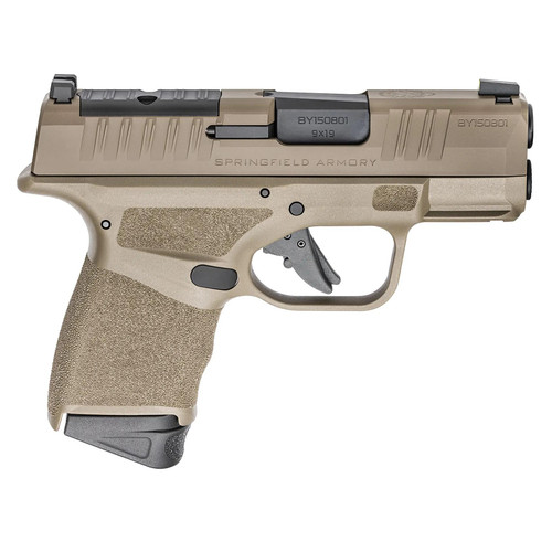 Springfield Hellcat Micro-Compact OSP Handgun 9mm Luger 11&13rd Magazines 3" Barrel Desert FDE Springfield Hellcat Micro-Compact OSP Handgun 9mm Luger 11&13rd Magazines 3" Barrel Desert FDE