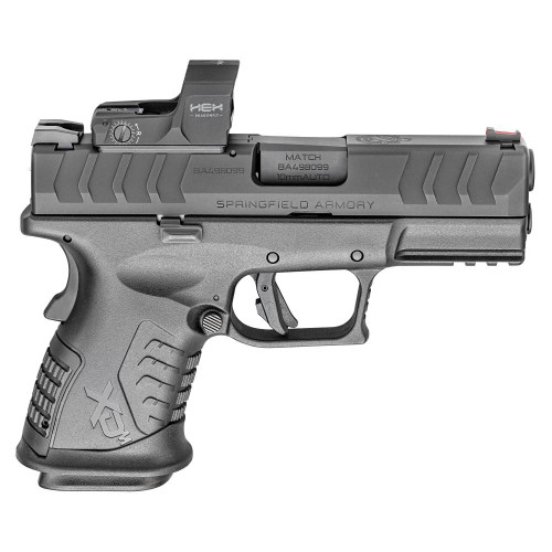 Springfield Armory XDM Elite Compact OSP Handgun 10mm 11rd Magazines (2) 3.8" Barrel Black with Hex Dragonfly Red Dot