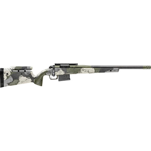 Springfield Armory Model 2020 Waypoint Rifle 7mm Rem Mag 3rd Magazine 24" 5/8x24 Threaded Barrel Evergreen Camo with Adjustable Stock