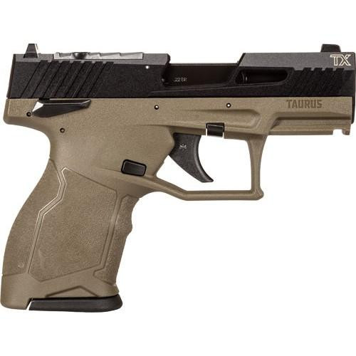 Taurus TX22 Compact Handgun .22 LR 13rd Magazines (2) 3.6" Barrel OD Green Taurus TX22 Compact Handgun .22 LR 13rd Magazines (2) 3.6" Barrel OD Green
