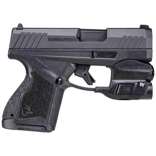 Taurus GX4 Handgun 9mm 10/rd 3.06" Barrel Black with Crimson Trace Light