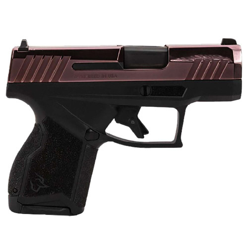 Taurus GX4 Handgun 9mm Luger 10rd Magazines (2) 3" Barrel Rose Gold Slide and Black Taurus GX4 Handgun 9mm Luger 10rd Magazines (2) 3" Barrel Rose Gold Slide and Black